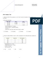 CPIM ECO Sample Test