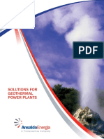 Ansaldo Solution For Geothermal Power Plants