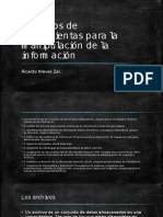 Herramientas para La Manipulación de Informacion