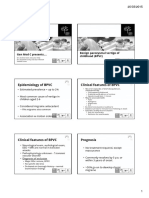 Epidemiology of BPVC Clinical Features of BPVC: Gen Med C Presents . Benign Paroxysmal Vertigo of Childhood (BPVC)