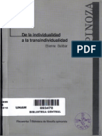 Balibar, E. - Spinoza de La Individualidad A La Transindividualidad