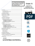 Trinity Ti Series Installation Manual 7-9-09