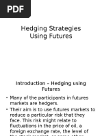 Hedging Strategies Using Futures