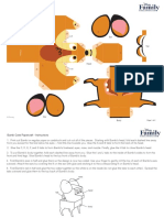 Bambi Cutie Papercraft Printable 0210 - FDCOM PDF