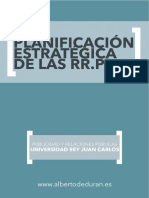 Planificación Estratégica de Las RR - PP .