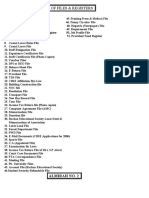 Index of Files & Registers: Almirah No. 2