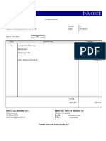 Invoice: Straiteis Consulting