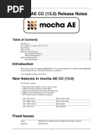 Mocha AE CC Release Notes