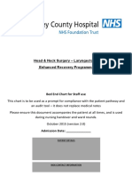 H&N Laryngectomy ERAS Pathway - Bedside Notes Version 2