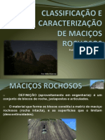 Classificação e Caracterização de Maciços Rochosos