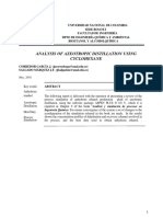 Analysis of Azeotropic Distillation Using Cyclohexane