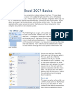 Microsoft Excel 2007 Basics-1