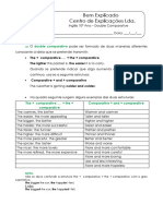 Ficha Informativa - Double Comparative 