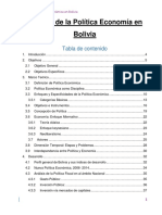 Análisis de La Política Economía en Bolivia (Autoguardado)