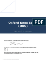 Oxford Knee Score