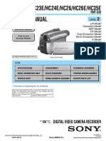 Sony dcr-hc23 hc24 hc26 hc35 Level2 Ver1.1