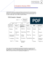 Work Breakdown Structure