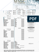 Mage The Awakening Character Sheet