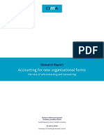 Accounting For New Organisational Forms The Case of Subcontracting and Outsourcing