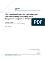 The Manhattan Project, The Apollo Program, and Federal Energy Technology R&D Programs A Comparative Analysis