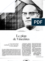 Foucault Piege de Vincenne