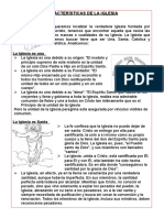 Características de La Iglesia 3 2016