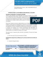 Actividad de La Introduccion A Los Sistemas de Gestion de La Calidad. Katerin Muñoz