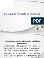 O Processo Formativo Proposto Pela RCCBRASIL - Lucimar Maziero