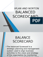 Balance Scorecard Report