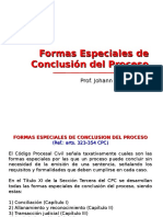 4) Formas Especiales de Conclusión Del Proceso - DPC II (2016-I)