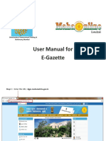 E Gazette User Manual PDF 21