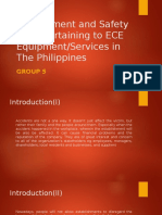 Procurement and Safety Laws Pertaining To ECE Equipment/Services in The Philippines