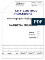 Calibration Procedure.