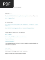 CCNP - SP Resource