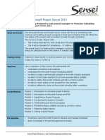 TEMAS Proactive PPM With Microsoft Project Server 2013 Course Outline