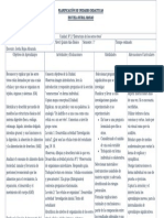 Planificacion de Ciencias Naturales de Quinto Basico 2° Unidad Estructura de Los Seres Vivos 2016