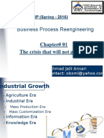 Business Process Reengineering: Chapter# 01 The Crisis That Will Not Go Away