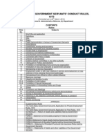 The Tamil Nadu Government Servants' Conduct Rules, 1973update Mar 10