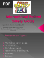 International Patient Safety Goals