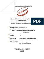 Los Estados Financieros y La Toma de Decisiones