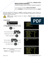 Regulator Control: ATEQ Strongly Suggests Leaving The Setting To External Except in Particular