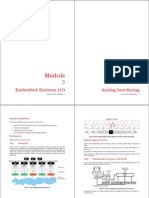 Lesson: Embedded Systems I/O Analog Interfacing