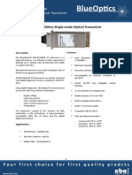 BlueOptics BO32J15240D 10GBASE-ER X2 Transceiver 1550nm 40 Kilometer Singlemode SC-Duplex 10 Gigabit