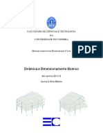 Dinâmica de Estruturas - Carlos Rebelo - 2011-2012