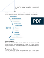 Software Development Life Cycle