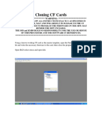 Cloning CF Cards