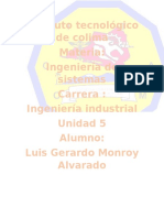 Ingenieria de Sistemas Unidad 5