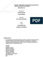 Herramientas de Software y Hardware para Realizar Diagnostico y Limpieza de Un Equipo de Computo