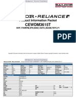 CEWDM3615T: Product Information Packet