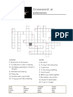 Crossword: Ai Extension: Down Across